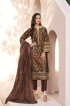 3PC Unstitched Printed Faux Silk Suit KFS-2330 KHAS STORES 