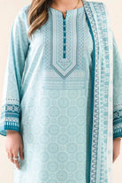 3PC Unstitched Printed Lawn Suit | KLA-3725 Printed KHAS STORES 