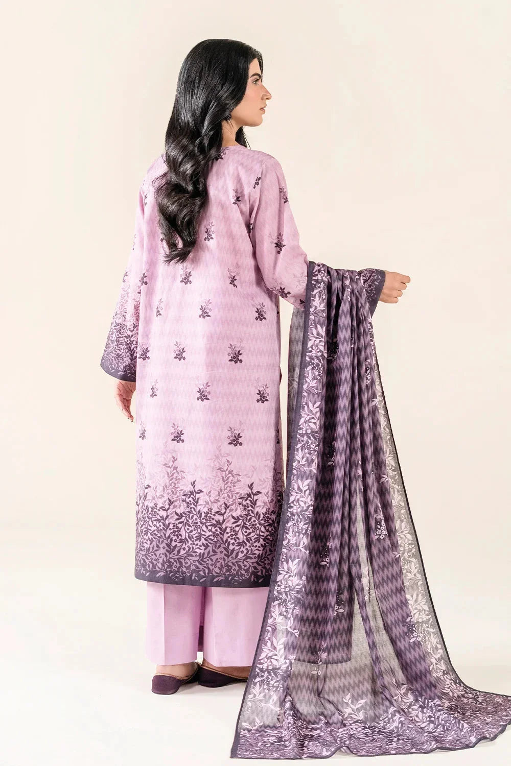 3PC Unstitched Printed Lawn Suit | KLA-3726 Printed KHAS STORES 