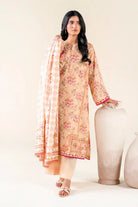 3PC Unstitched Printed Lawn Suit | KLA-3727 Printed KHAS STORES 