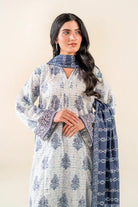 3PC Unstitched Printed Lawn Suit | KLA-3729 Printed KHAS STORES 
