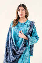 3PC Unstitched Printed Lawn Suit | KLA-3730 Printed KHAS STORES 