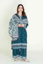 3PC Unstitched Printed Lawn Suit | KLA-3734 Printed KHAS STORES 