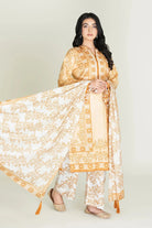 3PC Unstitched Printed Lawn Suit | KLA-3737 Printed KHAS STORES 