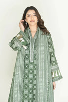 3PC Unstitched Printed Lawn Suit | KLA-3741 Printed KHAS STORES 