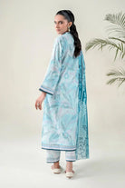 3PC Unstitched Printed Lawn Suit | KLA-3744 Printed KHAS STORES 
