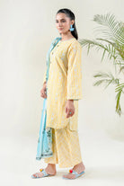 3PC Unstitched Printed Lawn Suit | KLA-3745 Printed KHAS STORES 