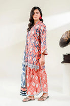 3PC Unstitched Printed Lawn Suit | KLA-3748 Printed KHAS STORES 