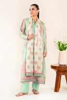 3PC Unstitched Printed Lawn Suit | KLA-3749 Printed KHAS STORES 