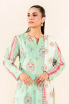3PC Unstitched Printed Lawn Suit | KLA-3749 Printed KHAS STORES 