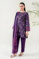 3PC Unstitched Printed Lawn Suit | KLA-3750 Printed KHAS STORES 