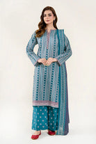 3PC Unstitched Printed Lawn Suit | KLA-3753 Printed KHAS STORES 