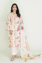 3PC Unstitched Printed Lawn Suit | KLA-3755 Printed KHAS STORES 