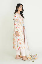 3PC Unstitched Printed Lawn Suit | KLA-3755 Printed KHAS STORES 