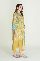 3PC Unstitched Printed Lawn Suit | KLA-3756 Printed KHAS STORES 