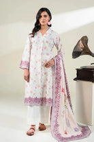 3PC Unstitched Printed Lawn Suit | KLA-3757 Printed KHAS STORES 