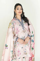 3PC Unstitched Printed Lawn Suit | KLA-3758 Printed KHAS STORES 
