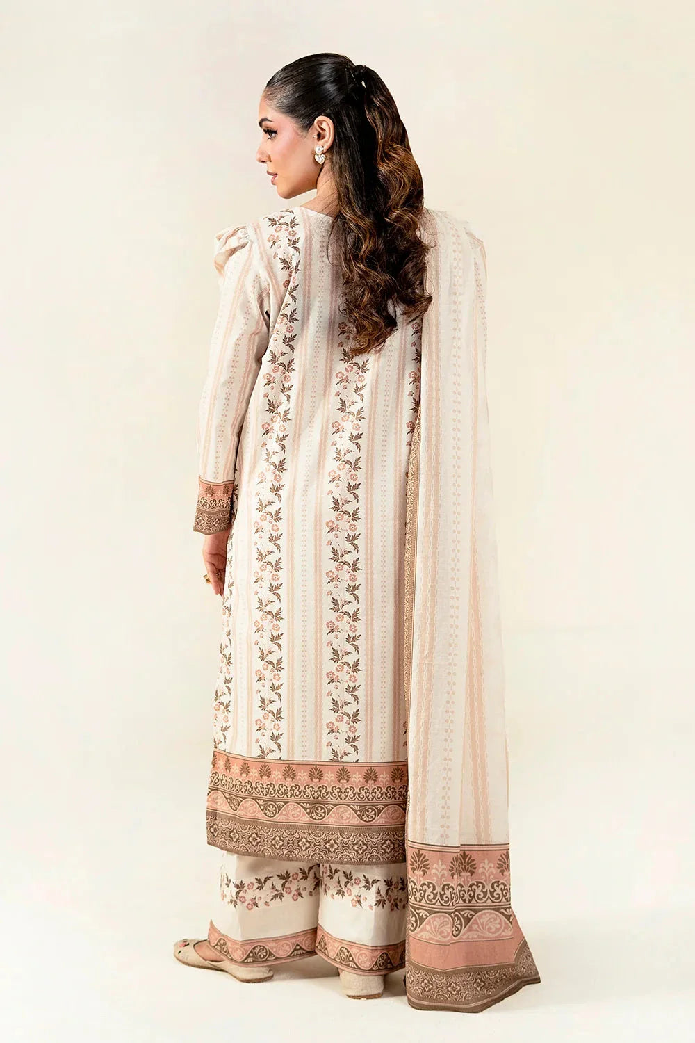 3PC Unstitched Printed Lawn Suit | KLA-3950 Printed KHAS STORES 