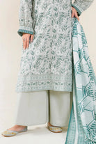 3PC Unstitched Printed Lawn Suit | KLA-3953 Printed KHAS STORES 