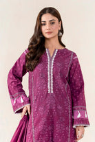 3PC Unstitched Printed Lawn Suit | KLA-3956 Printed KHAS STORES 