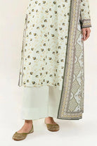 3PC Unstitched Printed Lawn Suit | KLA-3980 Printed KHAS STORES 