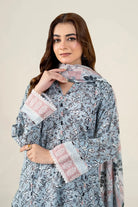 3PC Unstitched Printed Lawn Suit | KLA-3984 Printed KHAS STORES 