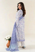 3PC Unstitched Printed Lawn Suit | KLA-3987 Printed KHAS STORES 