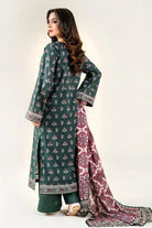 3PC Unstitched Printed Lawn Suit | KLA-3988 Printed KHAS STORES 