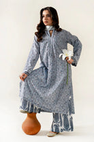 3PC Unstitched Printed Lawn Suit | KLA-3989 Printed KHAS STORES 