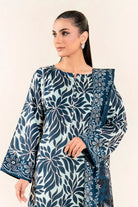 3PC Unstitched Printed Lawn Suit | KLP-3922 Printed KHAS STORES 