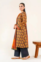3PC Unstitched Printed Lawn Suit | KLP-3933 Printed KHAS STORES 