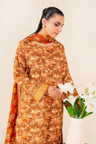 3PC Unstitched Printed Lawn Suit | KLP-3937 Printed KHAS STORES 