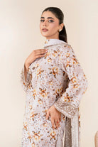 3PC Unstitched Printed Lawn Suit | KLP-3942 Printed KHAS STORES 