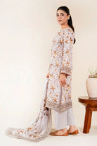 3PC Unstitched Printed Lawn Suit | KLP-3942 Printed KHAS STORES 