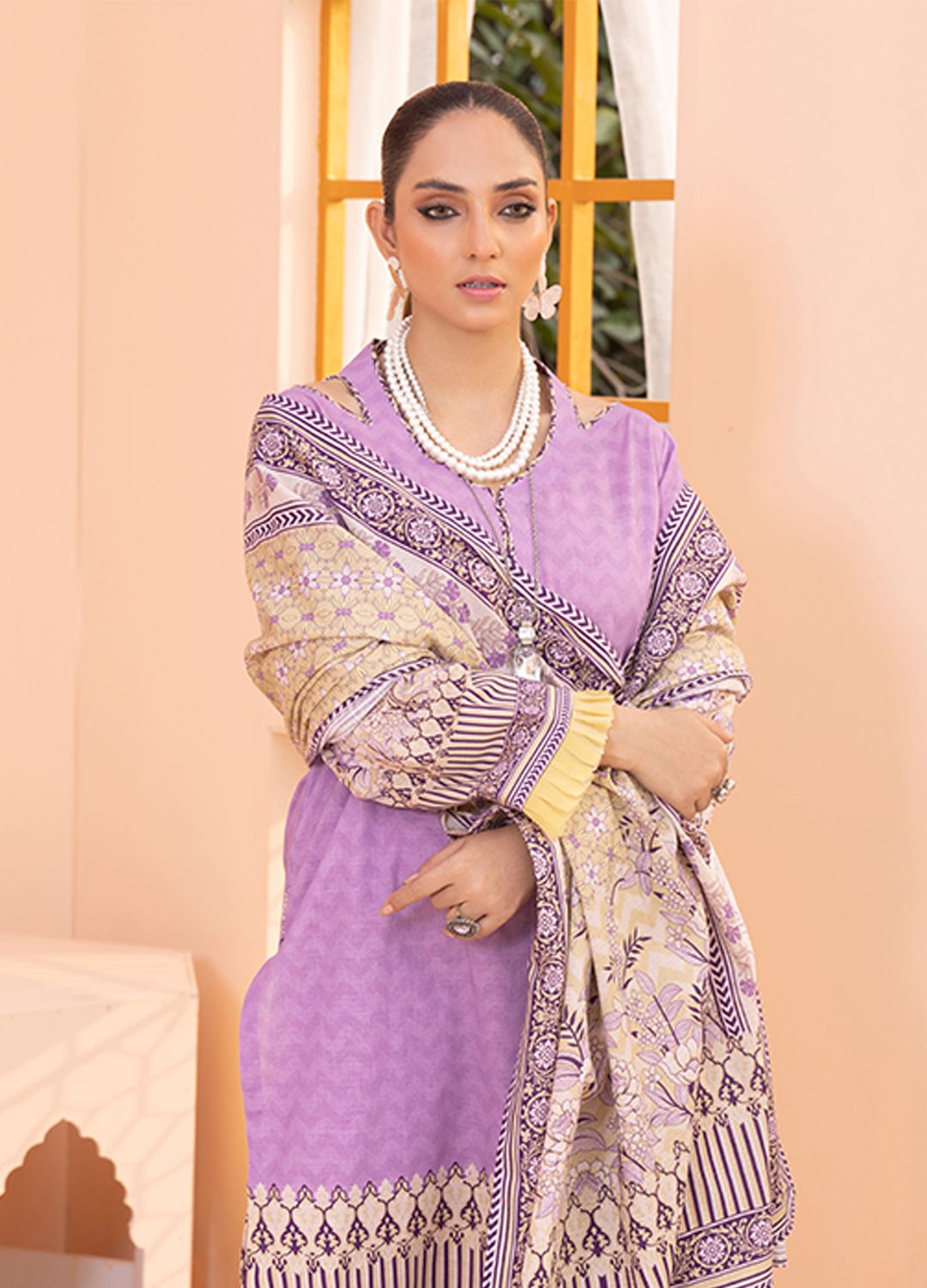 3Pcs Unstitched Khaddar KKH-2333 KHAS STORES 