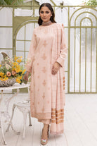 Diyar-E-Dil DL-18 : Unstitched Embroidered Dhanak 3PC