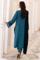 Saffron SA-04 : Unstitched Embroidered Dhanak 3PC