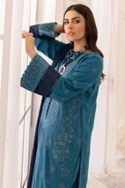 Saffron SA-04 : Unstitched Embroidered Dhanak 3PC