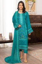 Flora F-26 : Unstitched Embroidered Viscose 3PC