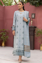 Diyar-E-Dil DL-23 : Unstitched Embroidered Dhanak 3PC