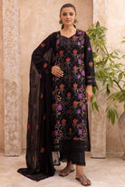 Mahhe MH-07 : Unstitched Embroidered Lawn 3PC