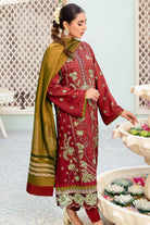 Imroz I-17 : Unstitched Embroidered Viscose 3PC