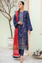 Imroz I-18 : Unstitched Embroidered Viscose 3PC