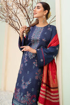 Imroz I-18 : Unstitched Embroidered Viscose 3PC