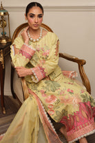 Surkhru S-28 : Unstitched Embroidered Lawn 3pc