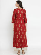 Women Red Maxi