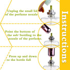 Black Atomizer Perfume Bottle - Fara London