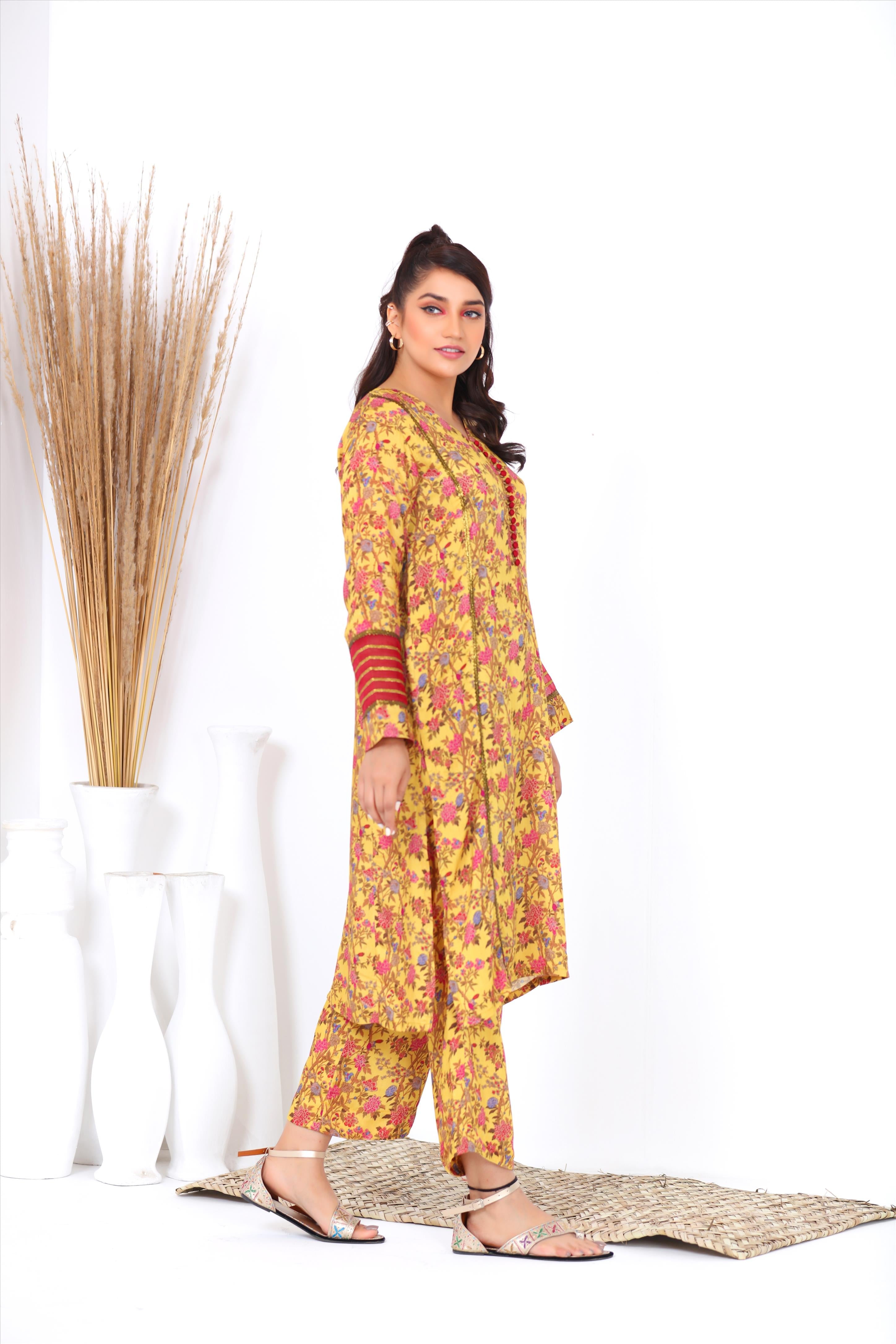 semi formal pakistani dresses MEHR main image 1