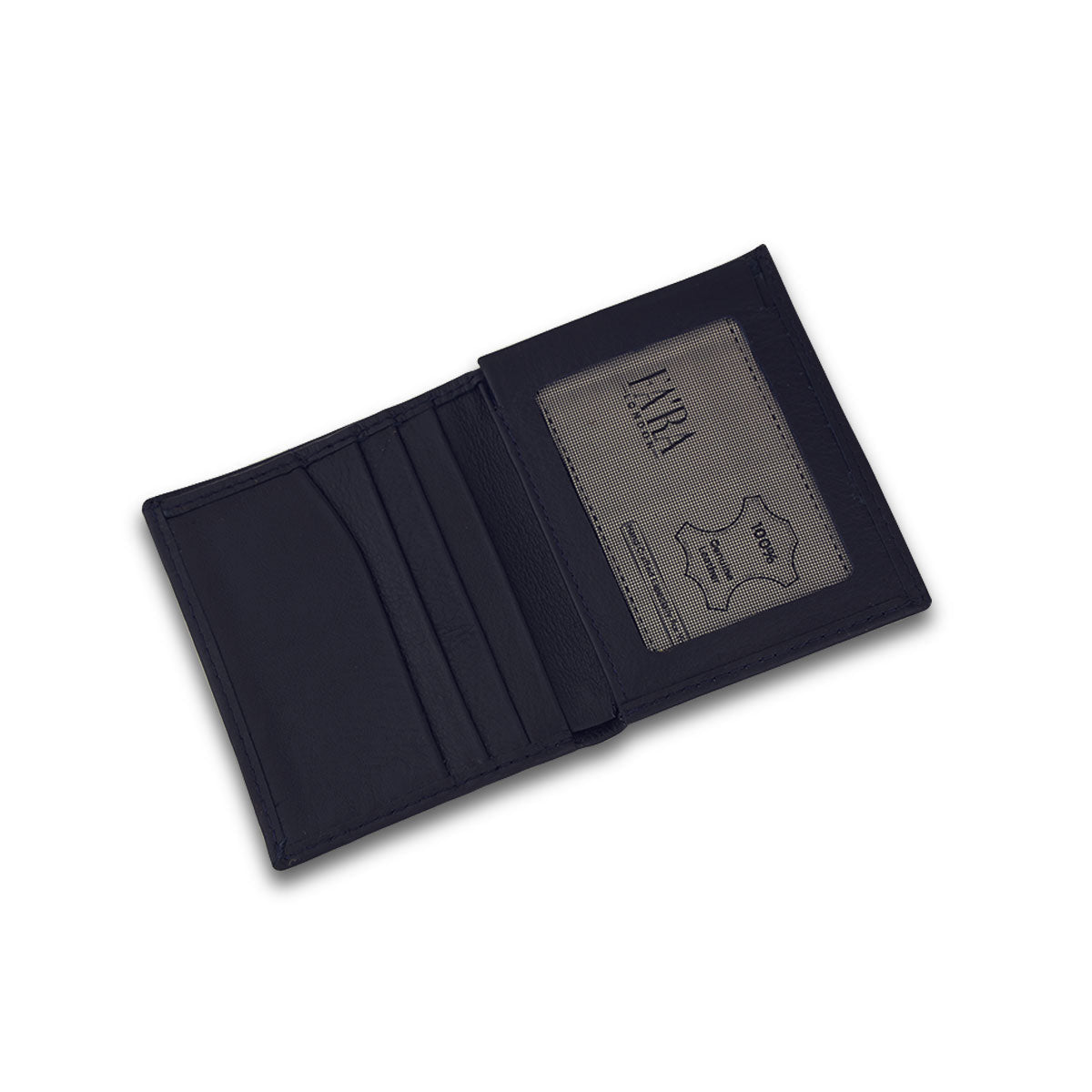 Men's Navy Blue Mini Leather Wallet