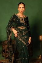 Embroidered Unstitched Luxury Saree KNAC-2994 Embroidered KHAS STORES 